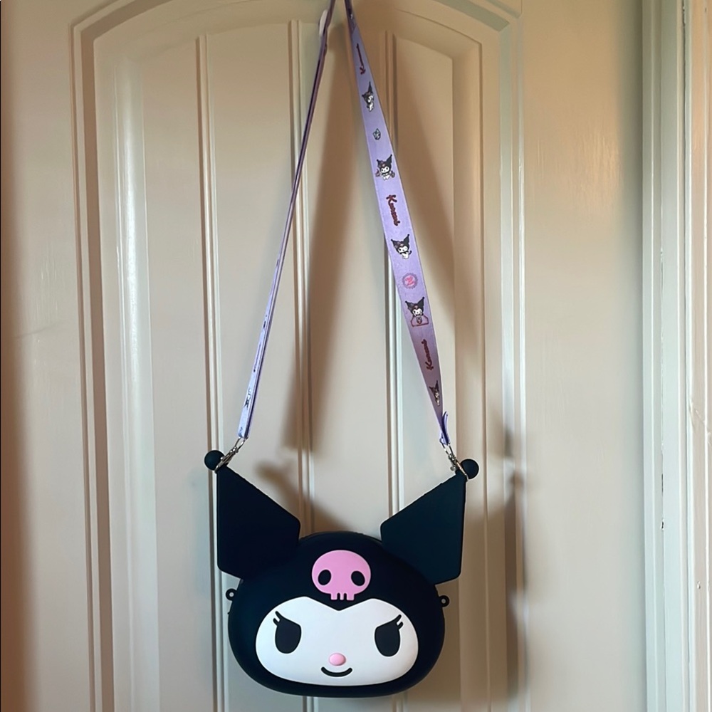 Sanrio Black and Pink Kuromi Bag